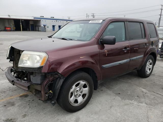 HONDA PILOT LX 2011 5fnyf3h20bb037577