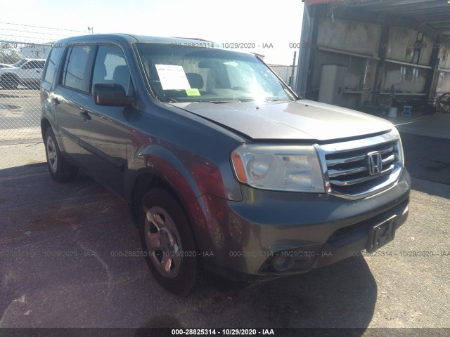 HONDA PILOT 2013 5fnyf3h20db036352