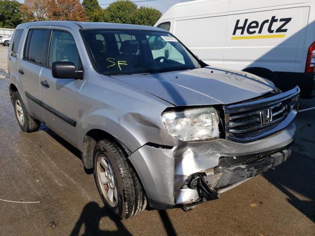 HONDA PILOT LX 2013 5fnyf3h20db042202