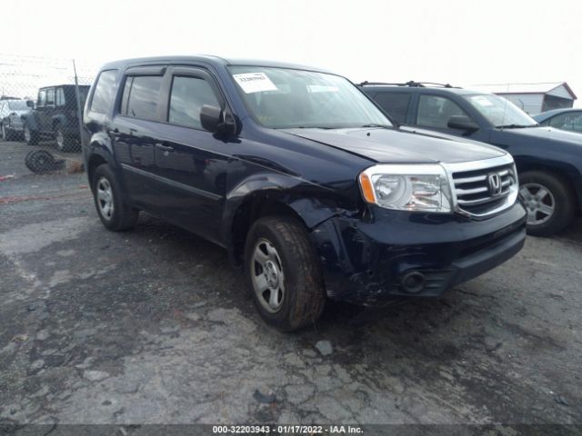 HONDA PILOT 2013 5fnyf3h21db009984