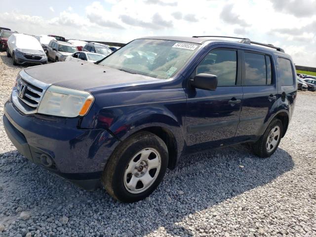 HONDA PILOT LX 2013 5fnyf3h21db016577