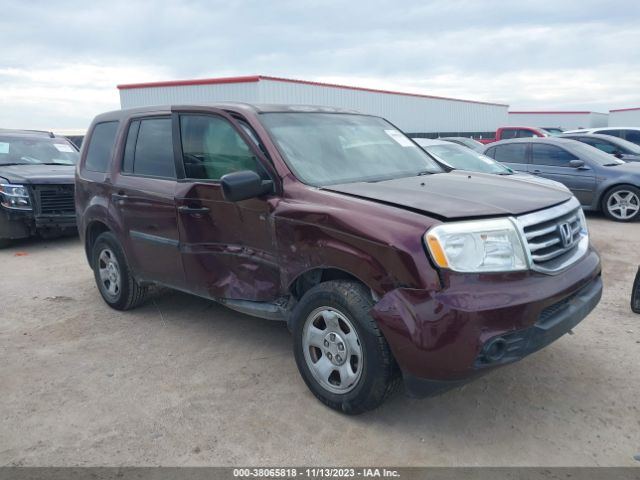 HONDA PILOT 2013 5fnyf3h21db035193