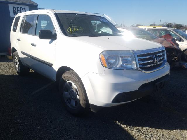 HONDA PILOT LX 2013 5fnyf3h22db036210