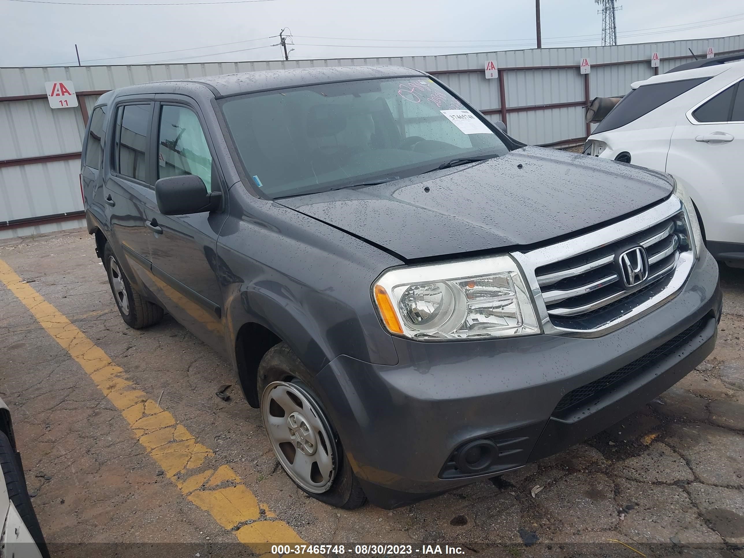 HONDA PILOT 2014 5fnyf3h22eb007887