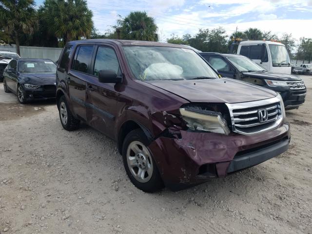 HONDA PILOT LX 2014 5fnyf3h22eb023197