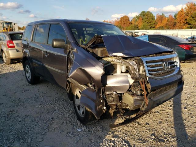 HONDA PILOT LX 2015 5fnyf3h22fb020723