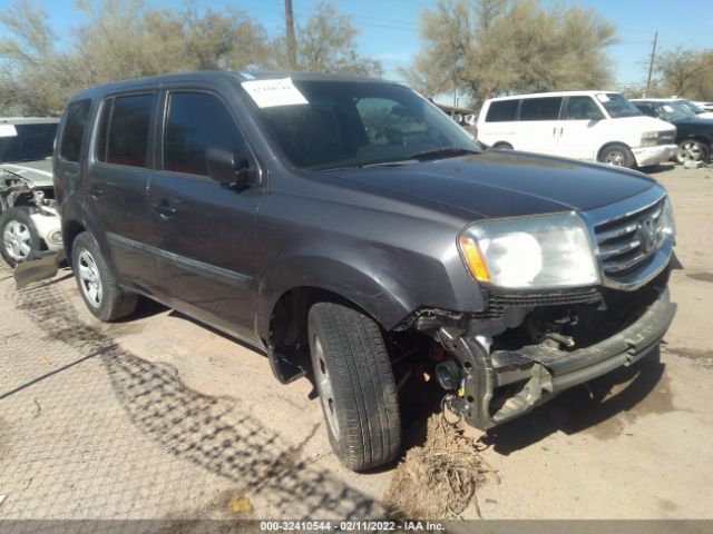 HONDA PILOT 2013 5fnyf3h23db025328