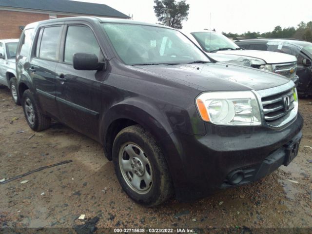 HONDA PILOT 2013 5fnyf3h23db028018