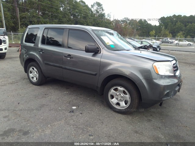 HONDA PILOT 2013 5fnyf3h23db035549