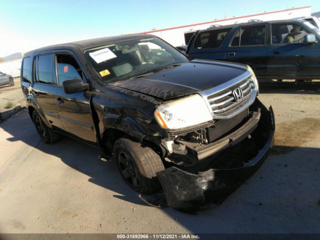 HONDA PILOT 2013 5fnyf3h23db044235