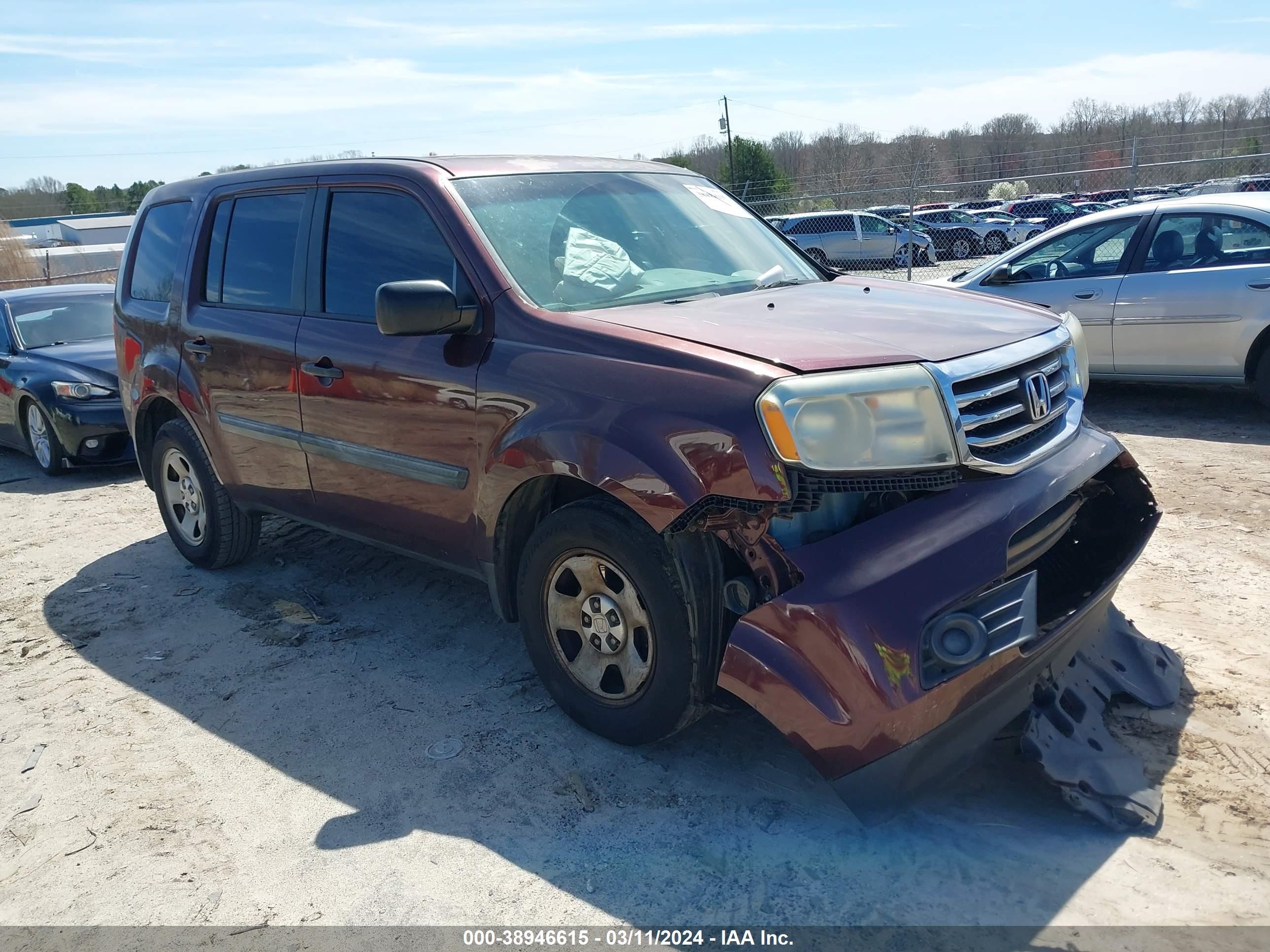 HONDA PILOT 2014 5fnyf3h23eb026190