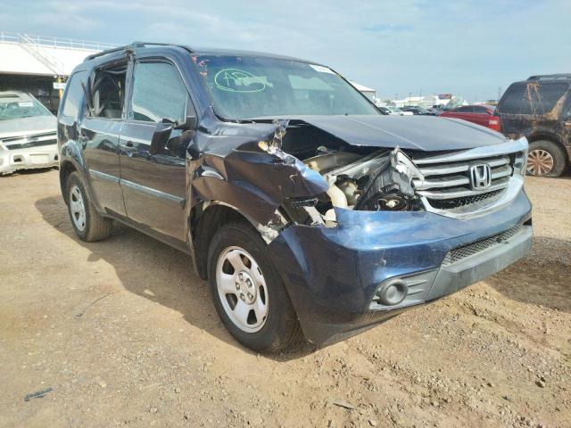 HONDA PILOT LX 2013 5fnyf3h24db001152