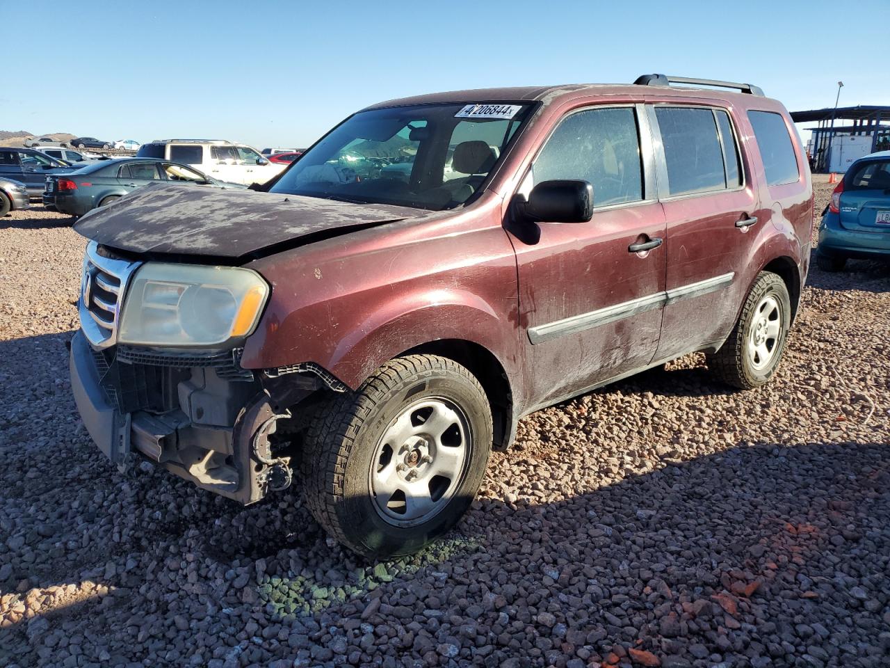 HONDA PILOT 2010 5fnyf3h24db012328