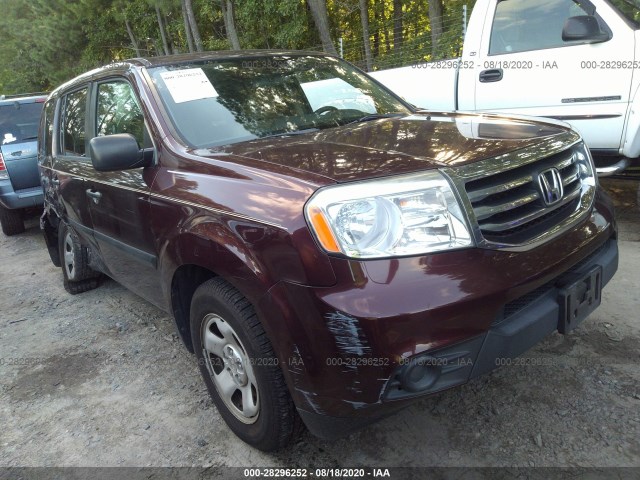 HONDA PILOT 2013 5fnyf3h24db012345