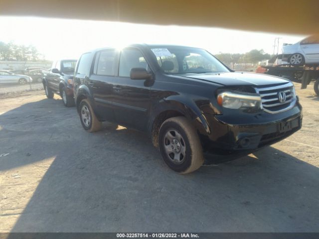 HONDA PILOT 2013 5fnyf3h24db024690