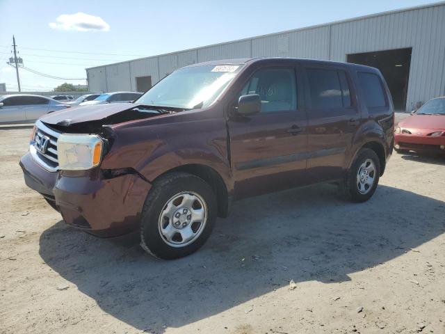 HONDA PILOT LX 2013 5fnyf3h24db030702