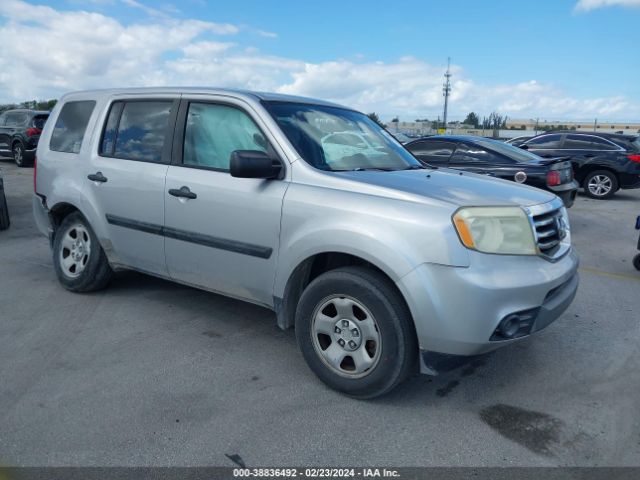 HONDA PILOT 2013 5fnyf3h24db036564