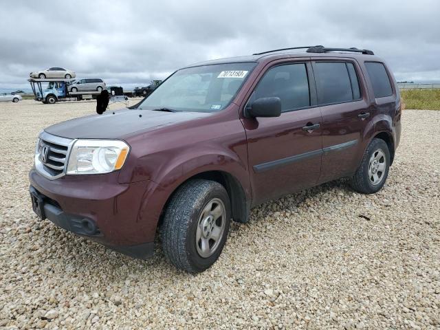 HONDA PILOT LX 2014 5fnyf3h24eb016476