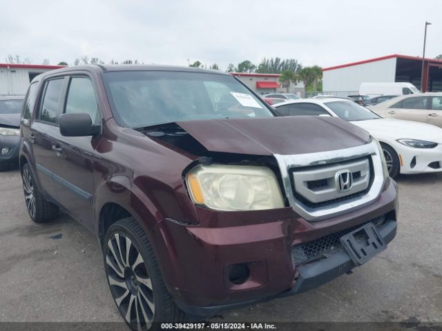 HONDA PILOT 2011 5fnyf3h25bb016160