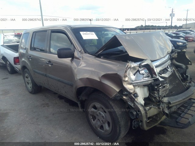 HONDA PILOT 2011 5fnyf3h25bb053063