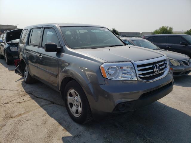 HONDA PILOT LX 2013 5fnyf3h25db003380