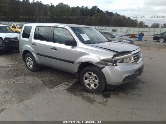 HONDA PILOT 2013 5fnyf3h25db006974