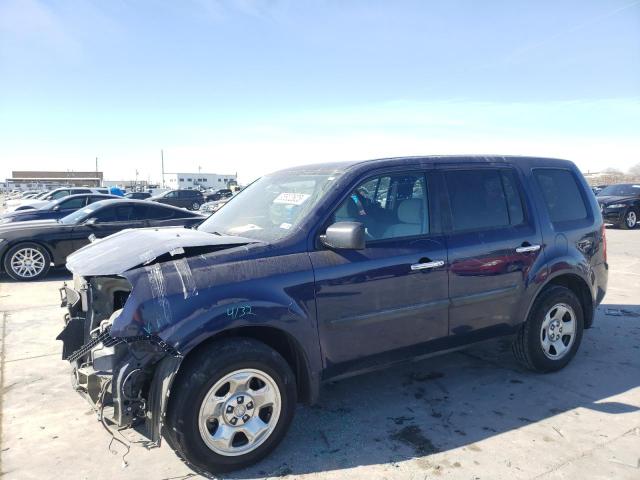 HONDA PILOT LX 2013 5fnyf3h25db025251