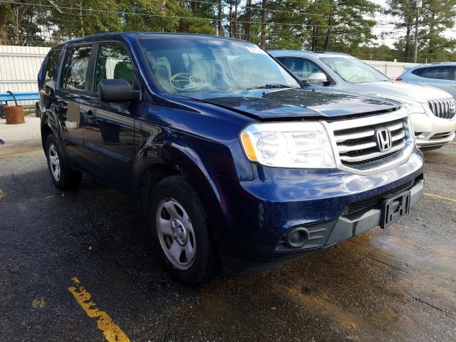 HONDA PILOT LX 2013 5fnyf3h25db040932