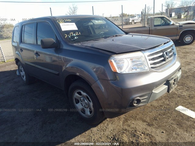 HONDA PILOT 2014 5fnyf3h25eb004823