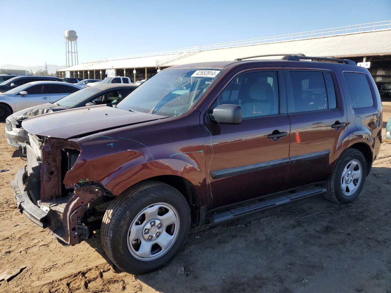 HONDA PILOT 2014 5fnyf3h25eb022867