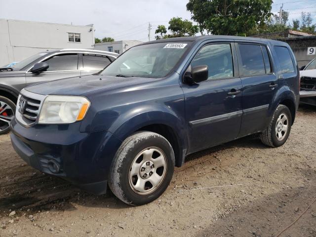 HONDA PILOT LX 2012 5fnyf3h26cb026505