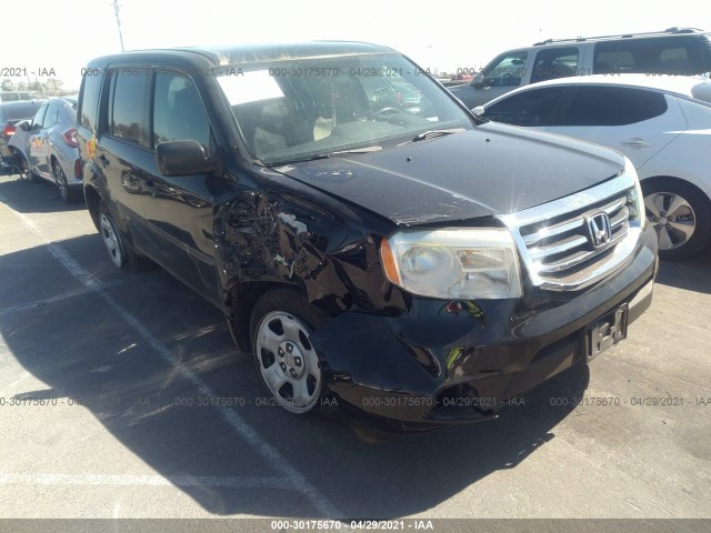 HONDA PILOT 2013 5fnyf3h26db019653