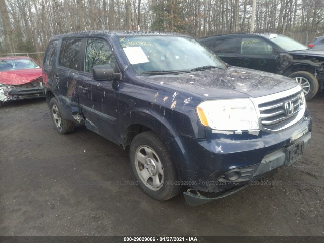 HONDA PILOT 2013 5fnyf3h26db039675