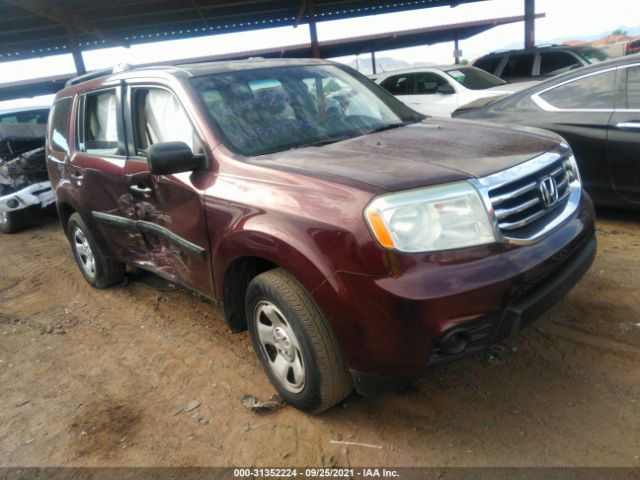 HONDA PILOT 2014 5fnyf3h26eb014440