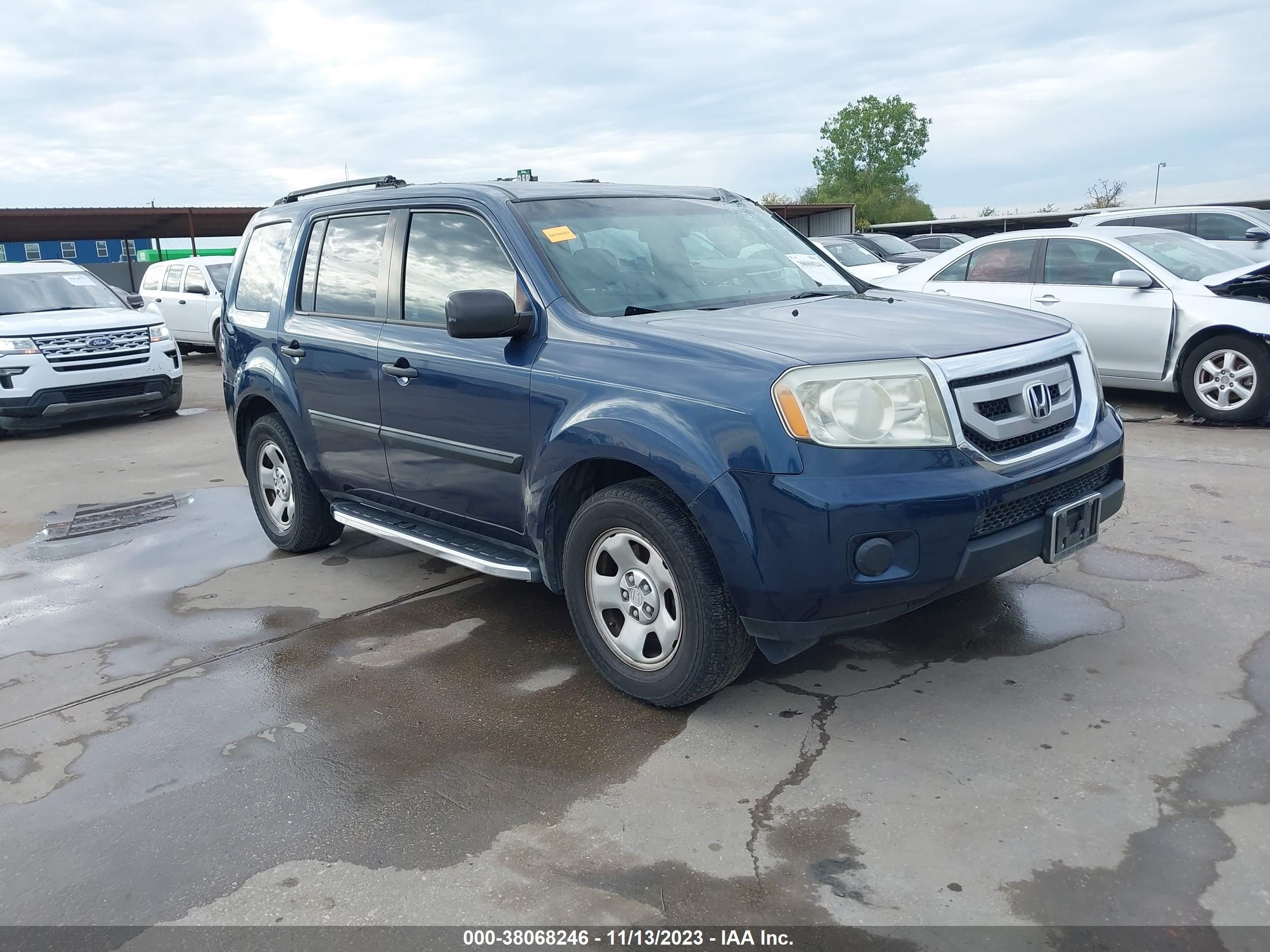 HONDA PILOT 2011 5fnyf3h27bb002258