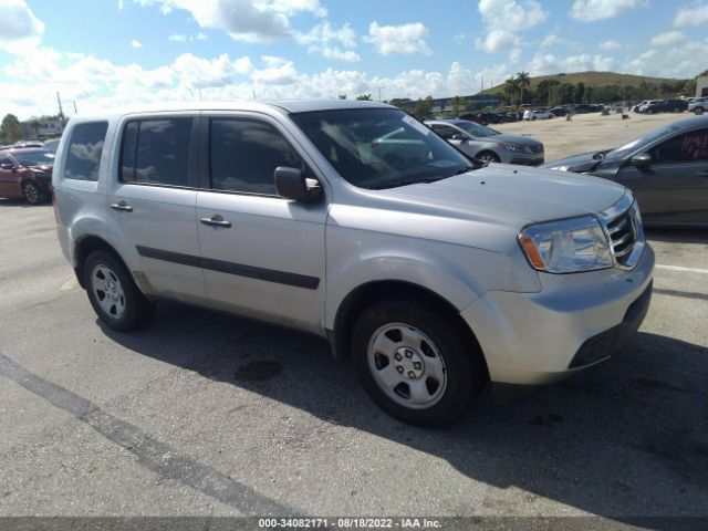 HONDA PILOT 2012 5fnyf3h27cb008580