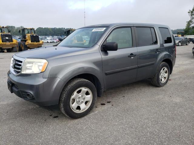 HONDA PILOT LX 2013 5fnyf3h27db029348