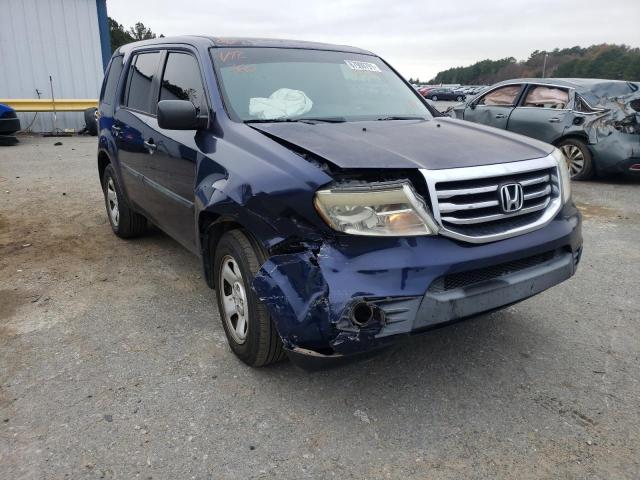 HONDA PILOT LX 2013 5fnyf3h27db035344