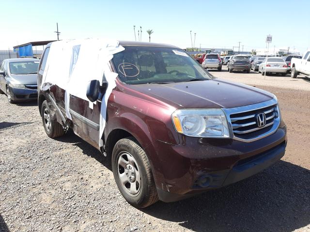 HONDA PILOT LX 2013 5fnyf3h28db015488