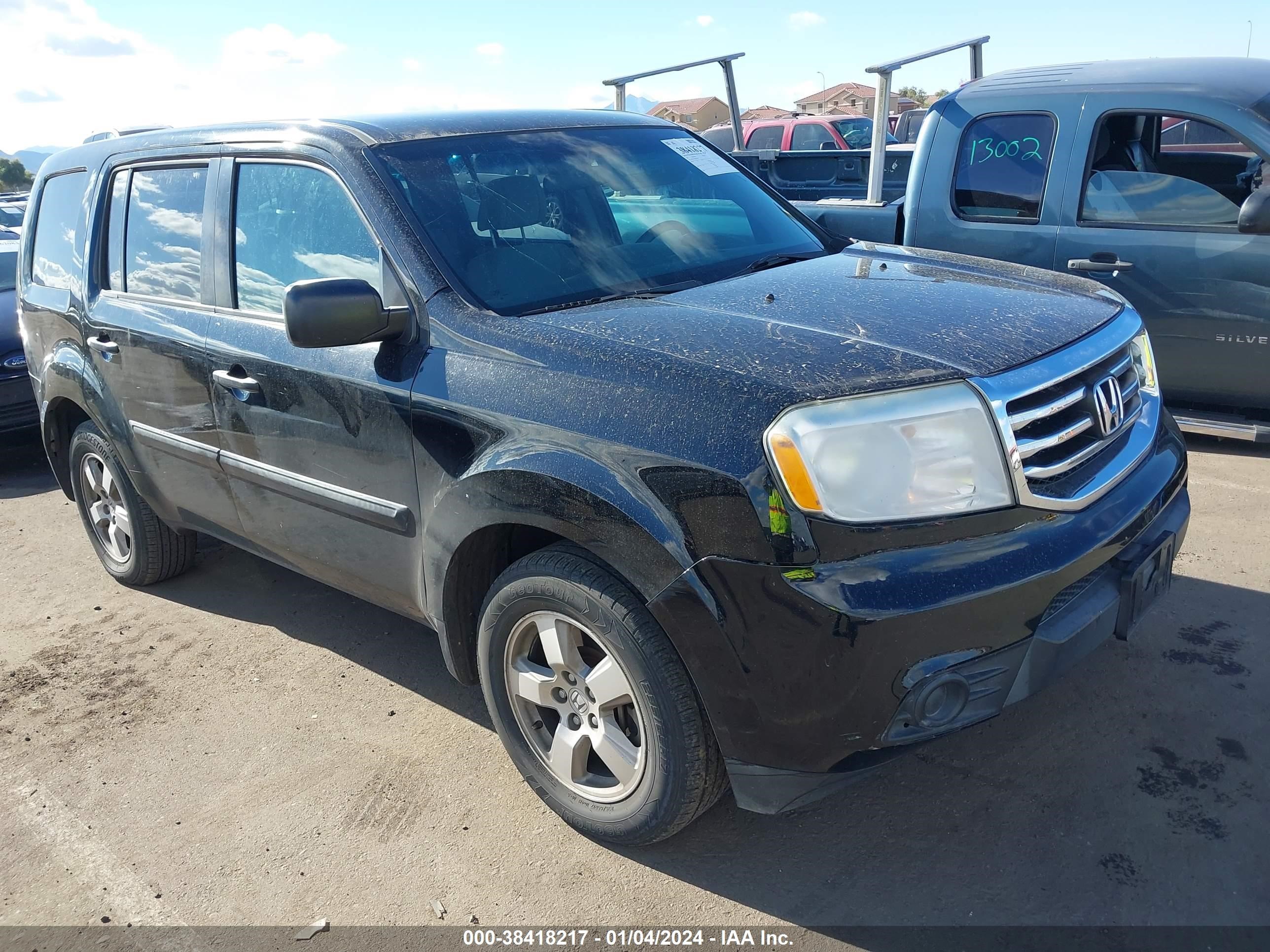 HONDA PILOT 2013 5fnyf3h28db039645