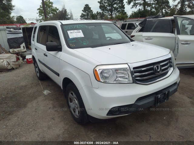 HONDA PILOT 2013 5fnyf3h28db040794