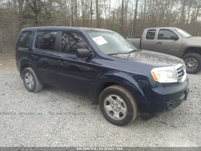 HONDA PILOT 2013 5fnyf3h28db042108