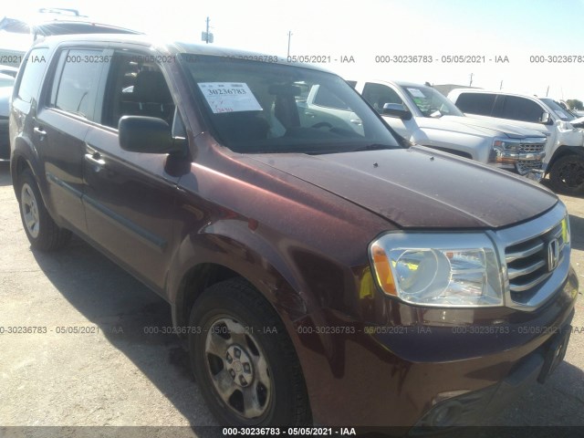 HONDA PILOT 2013 5fnyf3h29db030713