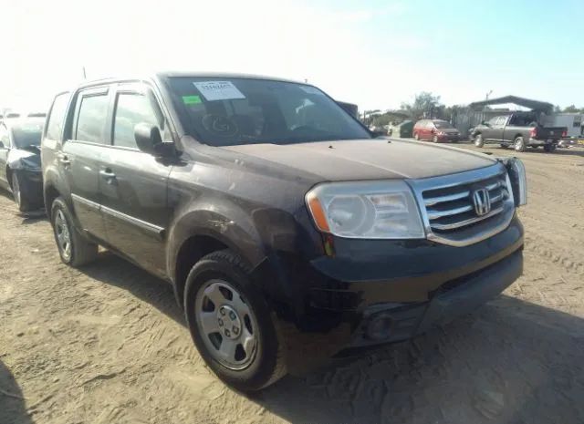 HONDA PILOT 2013 5fnyf3h29db032140