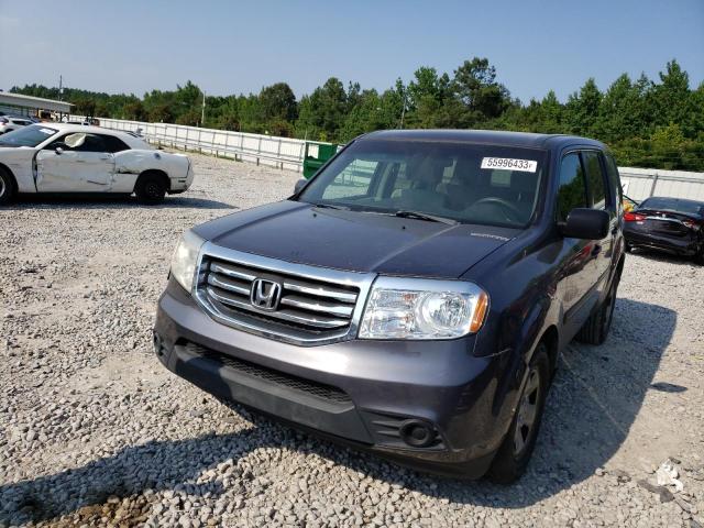 HONDA PILOT LX 2014 5fnyf3h29eb008616