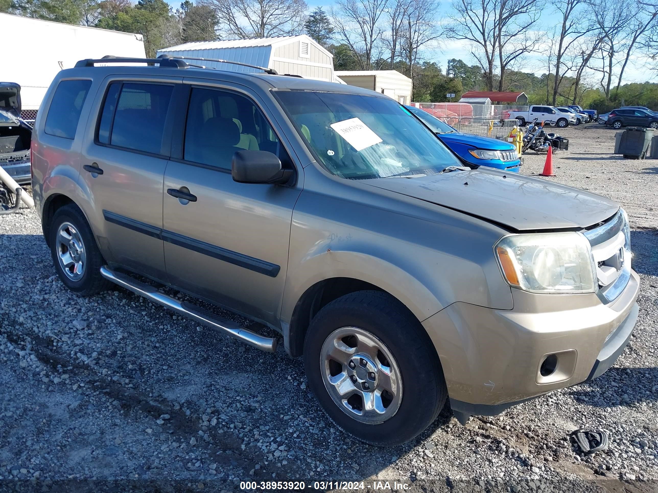 HONDA PILOT 2010 5fnyf3h2xab013835