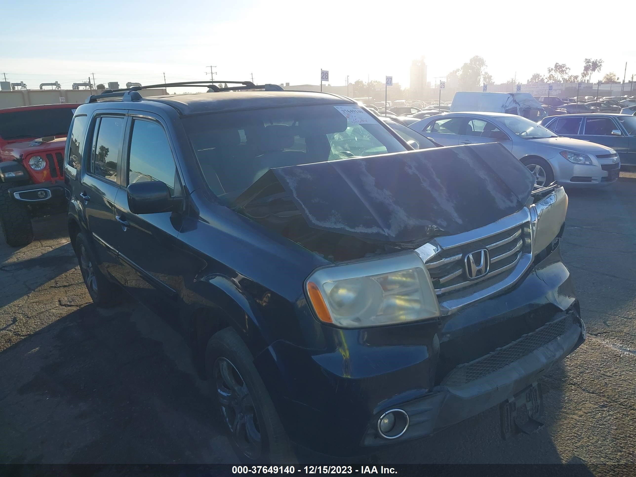 HONDA PILOT 2012 5fnyf3h41cb029958