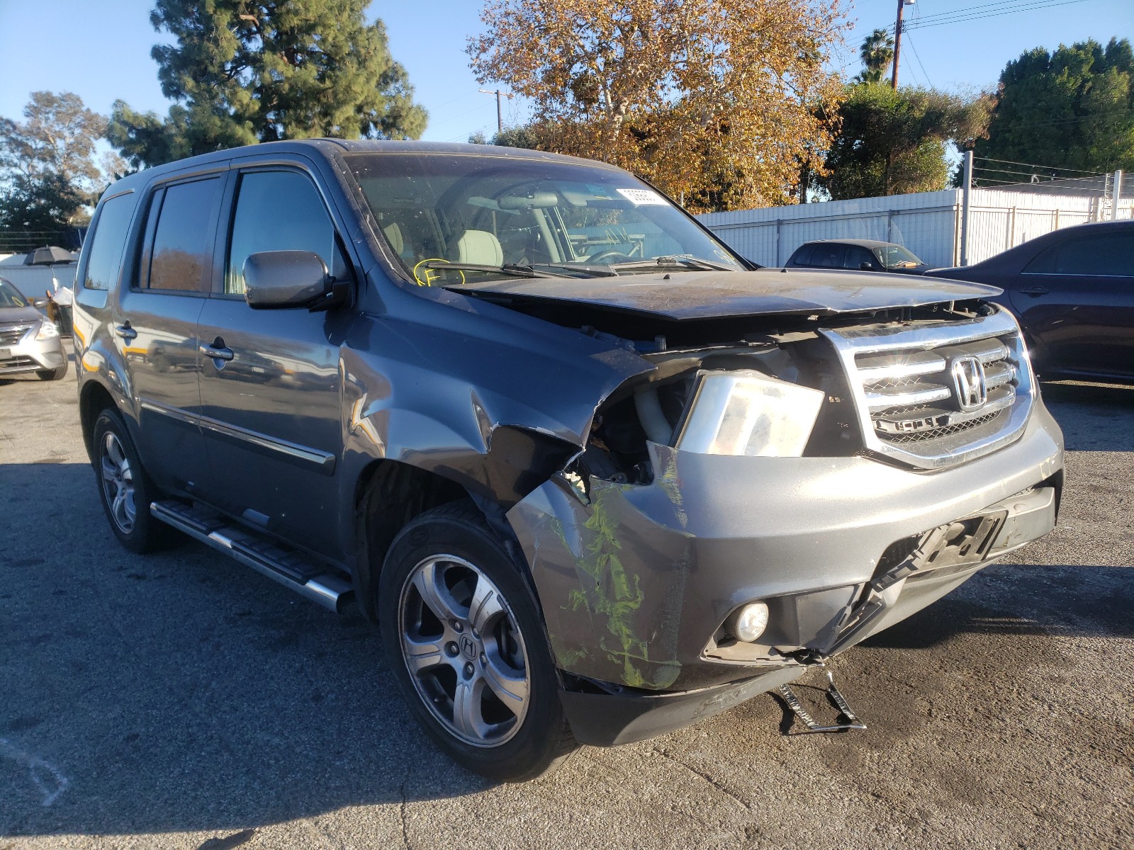 HONDA PILOT EX 2012 5fnyf3h42cb043934