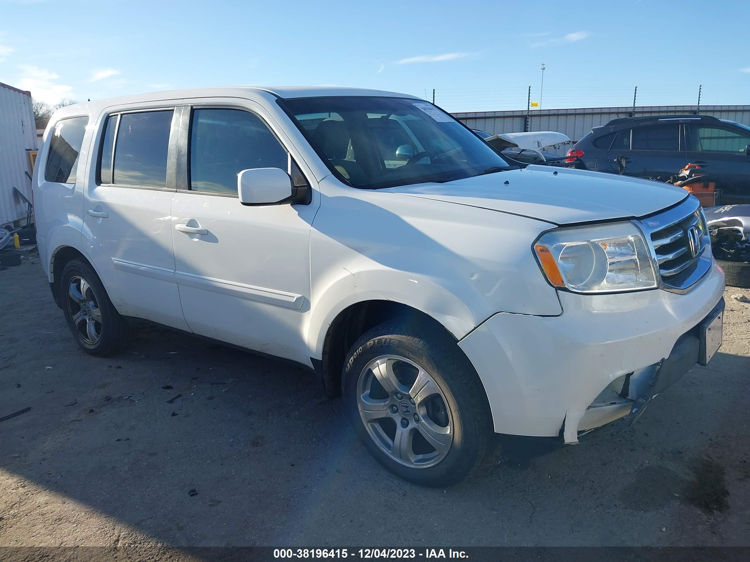 HONDA PILOT 2012 5fnyf3h43cb025300