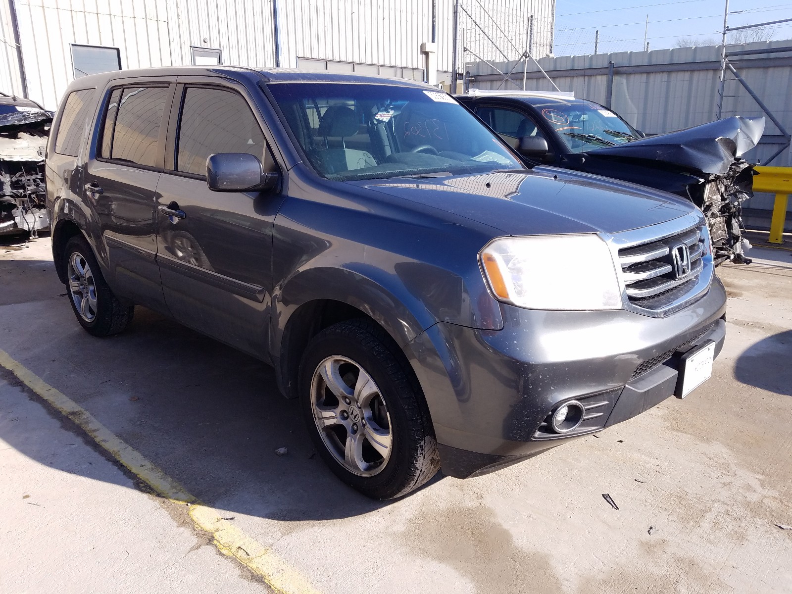 HONDA PILOT EX 2013 5fnyf3h46db037975